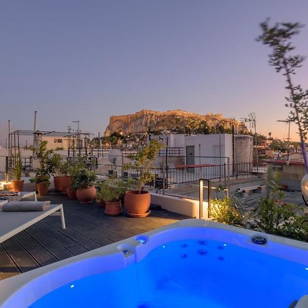 Meno Suite With Private Terrace - Jaccuzzi, Acropolis View Ateny Zewnętrze zdjęcie