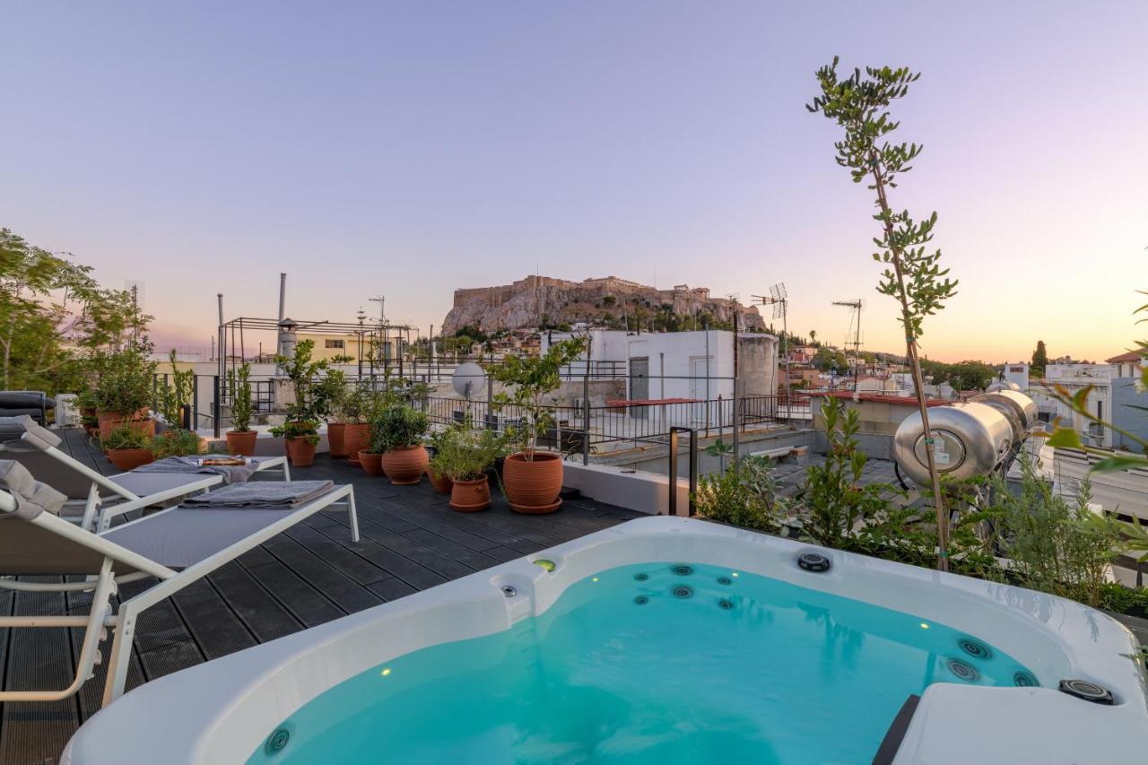 Meno Suite With Private Terrace - Jaccuzzi, Acropolis View Ateny Zewnętrze zdjęcie