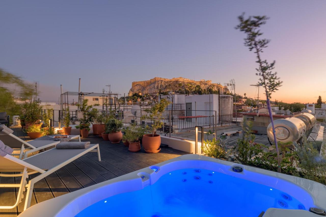 Meno Suite With Private Terrace - Jaccuzzi, Acropolis View Ateny Zewnętrze zdjęcie