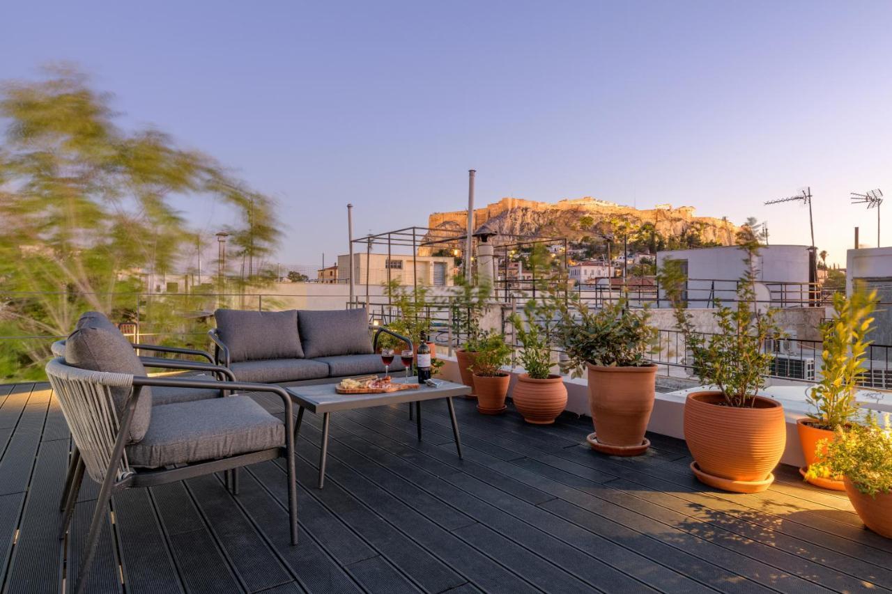 Meno Suite With Private Terrace - Jaccuzzi, Acropolis View Ateny Zewnętrze zdjęcie
