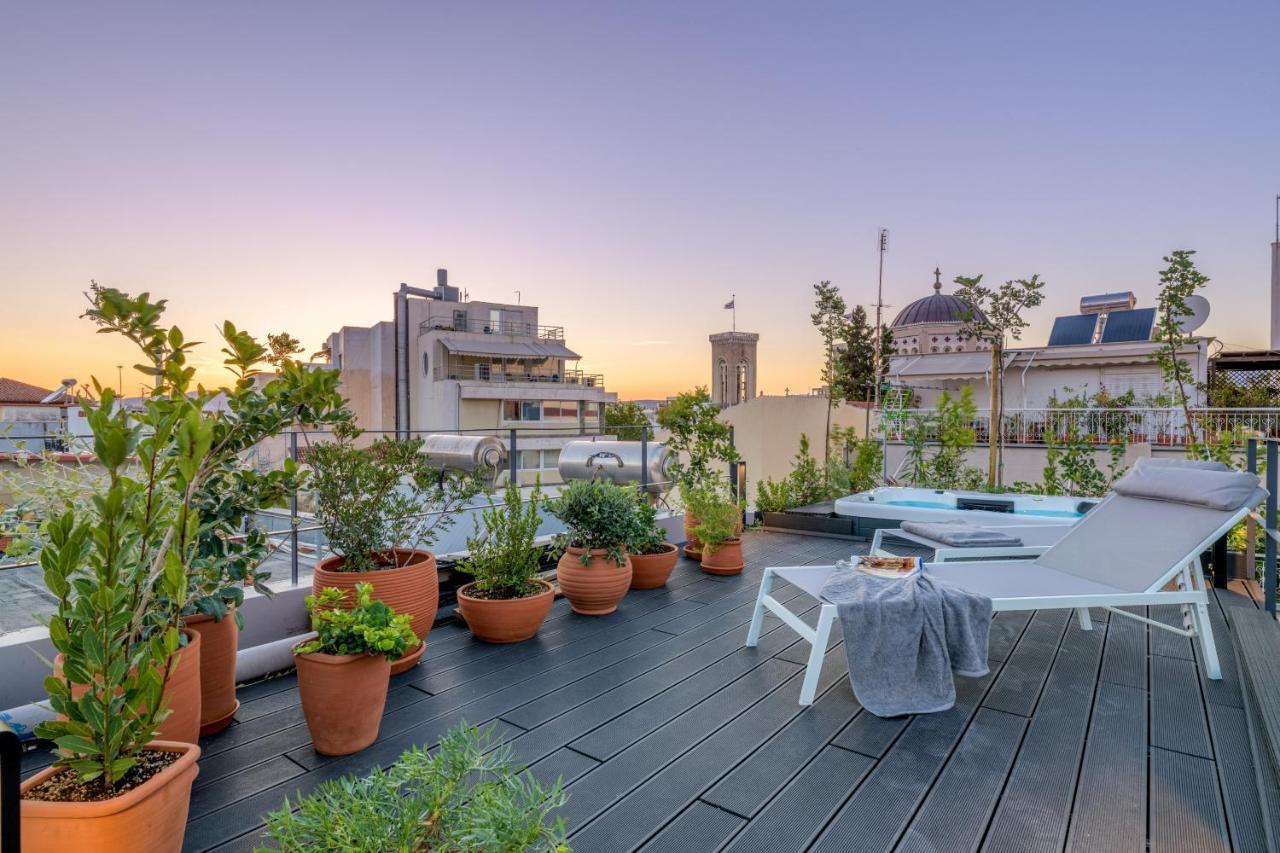 Meno Suite With Private Terrace - Jaccuzzi, Acropolis View Ateny Zewnętrze zdjęcie